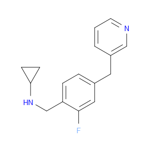 N-Cyclopropyl-2-fluoro-4-(3-pyridinylmethyl)benzenemethanamine