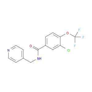 Benzamide, 3-chloro-N-(4-pyridinylmethyl)-4-(trifluoromethoxy)-