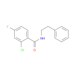 2-Chloro-4-fluoro-N-(2-phenylethyl)benzamide
