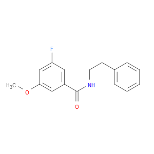 Benzamide, 3-fluoro-5-methoxy-N-(2-phenylethyl)-