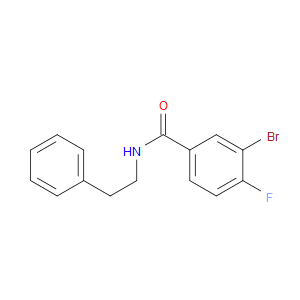 3-Bromo-4-fluoro-N-(2-phenylethyl)benzamide