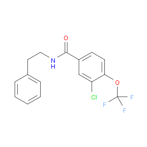 Benzamide, 3-chloro-N-(2-phenylethyl)-4-(trifluoromethoxy)-