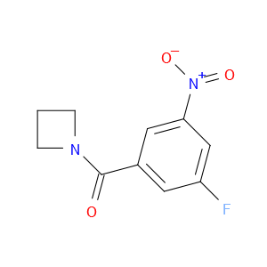 azetidin-1-yl(3-fluoro-5-nitrophenyl)methanone
