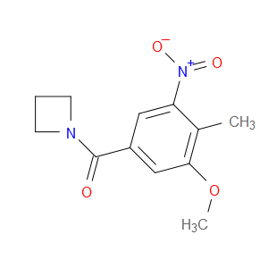 azetidin-1-yl(3-methoxy-4-methyl-5-nitrophenyl)methanone