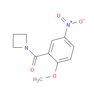 azetidin-1-yl(2-methoxy-5-nitrophenyl)methanone