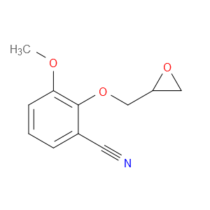 Benzonitrile, 3-methoxy-2-(2-oxiranylmethoxy)-