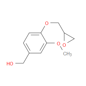 3-Methoxy-4-(2-oxiranylmethoxy)benzenemethanol