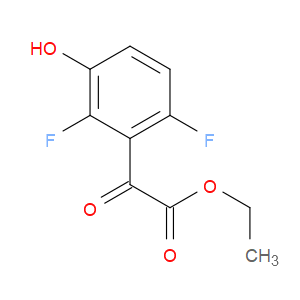 Ethyl 2,6-difluoro-3-hydroxy-α-oxobenzeneacetate
