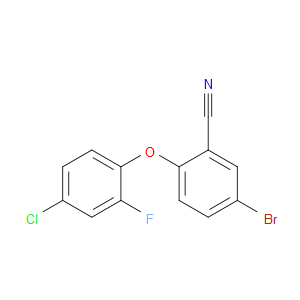 5-Bromo-2-(4-chloro-2-fluorophenoxy)benzonitrile