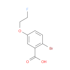 Benzoic acid, 2-bromo-5-(2-fluoroethoxy)-