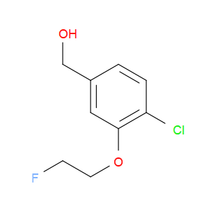 4-Chloro-3-(2-fluoroethoxy)benzenemethanol