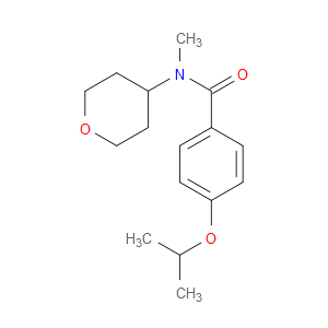 N-Methyl-4-(1-methylethoxy)-N-(tetrahydro-2H-pyran-4-yl)benzamide
