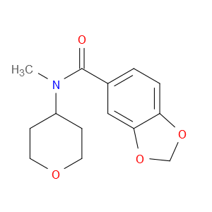 N-Methyl-N-(tetrahydro-2H-pyran-4-yl)-1,3-benzodioxole-5-carboxamide