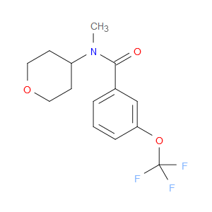 N-Methyl-N-(tetrahydro-2H-pyran-4-yl)-3-(trifluoromethoxy)benzamide
