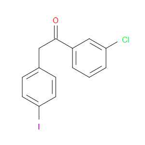 Ethanone, 1-(3-chlorophenyl)-2-(4-iodophenyl)-