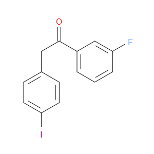Ethanone, 1-(3-fluorophenyl)-2-(4-iodophenyl)-