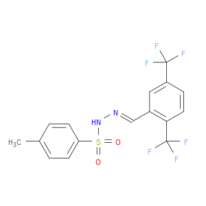 N'-(2,5-bis(trifluoromethyl)benzylidene)-4-methylbenzenesulfonohydrazide