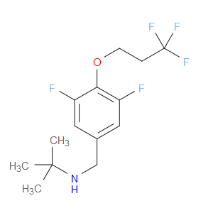 N-(1,1-Dimethylethyl)-3,5-difluoro-4-(3,3,3-trifluoropropoxy)benzenemethanamine