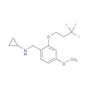 N-Cyclopropyl-4-methoxy-2-(3,3,3-trifluoropropoxy)benzenemethanamine