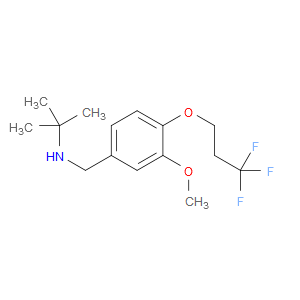 N-(1,1-Dimethylethyl)-3-methoxy-4-(3,3,3-trifluoropropoxy)benzenemethanamine