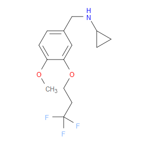 N-Cyclopropyl-4-methoxy-3-(3,3,3-trifluoropropoxy)benzenemethanamine