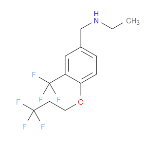 N-Ethyl-3-(trifluoromethyl)-4-(3,3,3-trifluoropropoxy)benzenemethanamine
