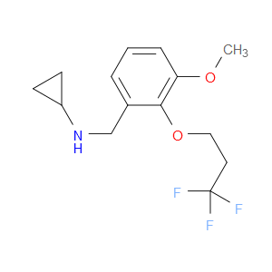 N-Cyclopropyl-3-methoxy-2-(3,3,3-trifluoropropoxy)benzenemethanamine