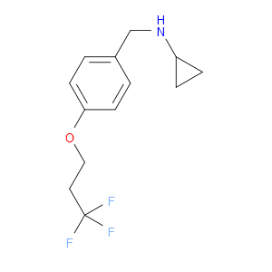 N-Cyclopropyl-4-(3,3,3-trifluoropropoxy)benzenemethanamine
