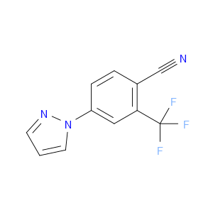 4-(1H-Pyrazol-1-yl)-2-(trifluoromethyl)benzonitrile