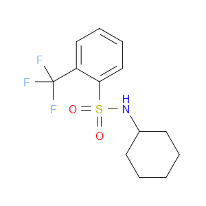 N-Cyclohexyl-2-(trifluoromethyl)benzenesulfonamide