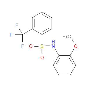 N-(2-Methoxyphenyl)-2-(trifluoromethyl)benzenesulfonamide