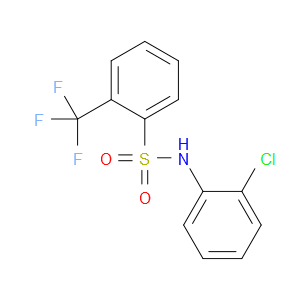 N-(2-Chlorophenyl)-2-(trifluoromethyl)benzenesulfonamide