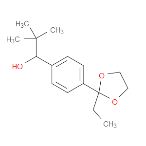 α-(1,1-Dimethylethyl)-4-(2-ethyl-1,3-dioxolan-2-yl)benzenemethanol