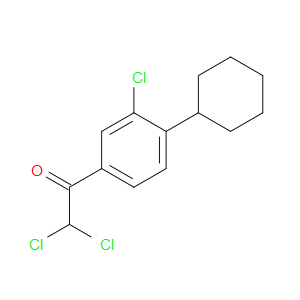 2,2-Dichloro-1-(3-chloro-4-cyclohexylphenyl)ethanone