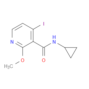 N-cyclopropyl-4-iodo-2-methoxynicotinamide