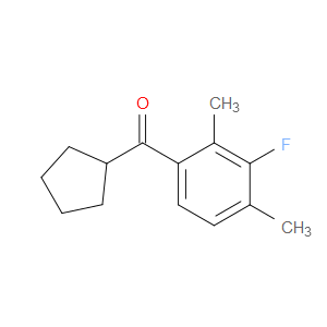 cyclopentyl(3-fluoro-2,4-dimethylphenyl)methanone