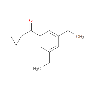 cyclopropyl(3,5-diethylphenyl)methanone