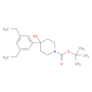 tert-butyl 4-(3,5-diethylphenyl)-4-hydroxypiperidine-1-carboxylate