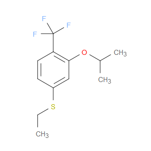 ethyl(3-isopropoxy-4-(trifluoromethyl)phenyl)sulfane