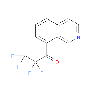 2,2,3,3,3-pentafluoro-1-(isoquinolin-8-yl)propan-1-one