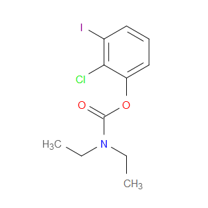 Carbamic acid, N,N-diethyl-, 2-chloro-3-iodophenyl ester