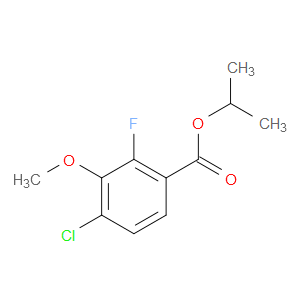 isopropyl 4-chloro-2-fluoro-3-methoxybenzoate