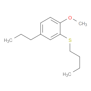 butyl(2-methoxy-5-propylphenyl)sulfane