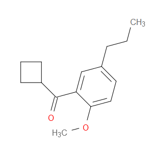 cyclobutyl(2-methoxy-5-propylphenyl)methanone
