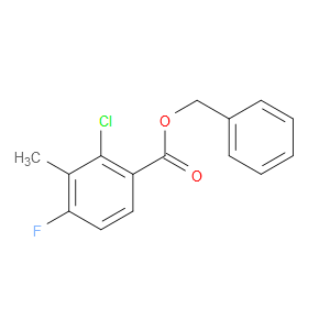benzyl 2-chloro-4-fluoro-3-methylbenzoate