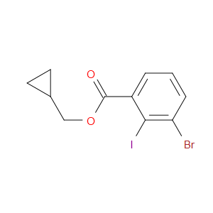 cyclopropylmethyl 3-bromo-2-iodobenzoate