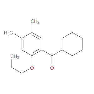 cyclohexyl(4,5-dimethyl-2-propoxyphenyl)methanone