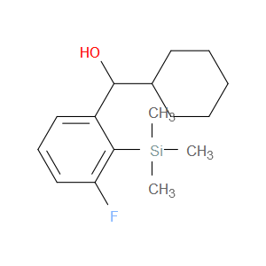 cyclohexyl(3-fluoro-2-(trimethylsilyl)phenyl)methanol