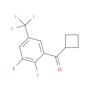 cyclobutyl(2-fluoro-3-iodo-5-(trifluoromethyl)phenyl)methanone