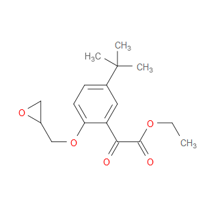 ethyl 2-(5-(tert-butyl)-2-(oxiran-2-ylmethoxy)phenyl)-2-oxoacetate